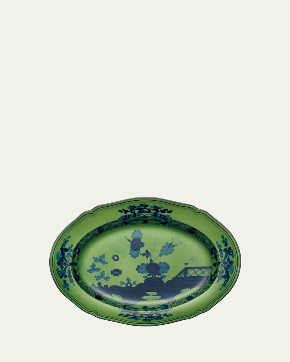 Antico Doccia Oval Flat Platter